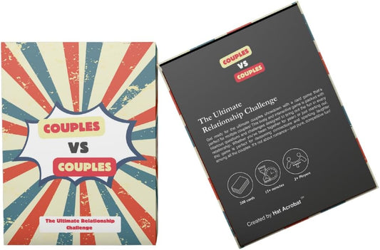 Hat Acrobat Couples VS Couples - The Ultimate Date Night Game for Multiple Players - Couples Game with 10 Different Categories and Challenges