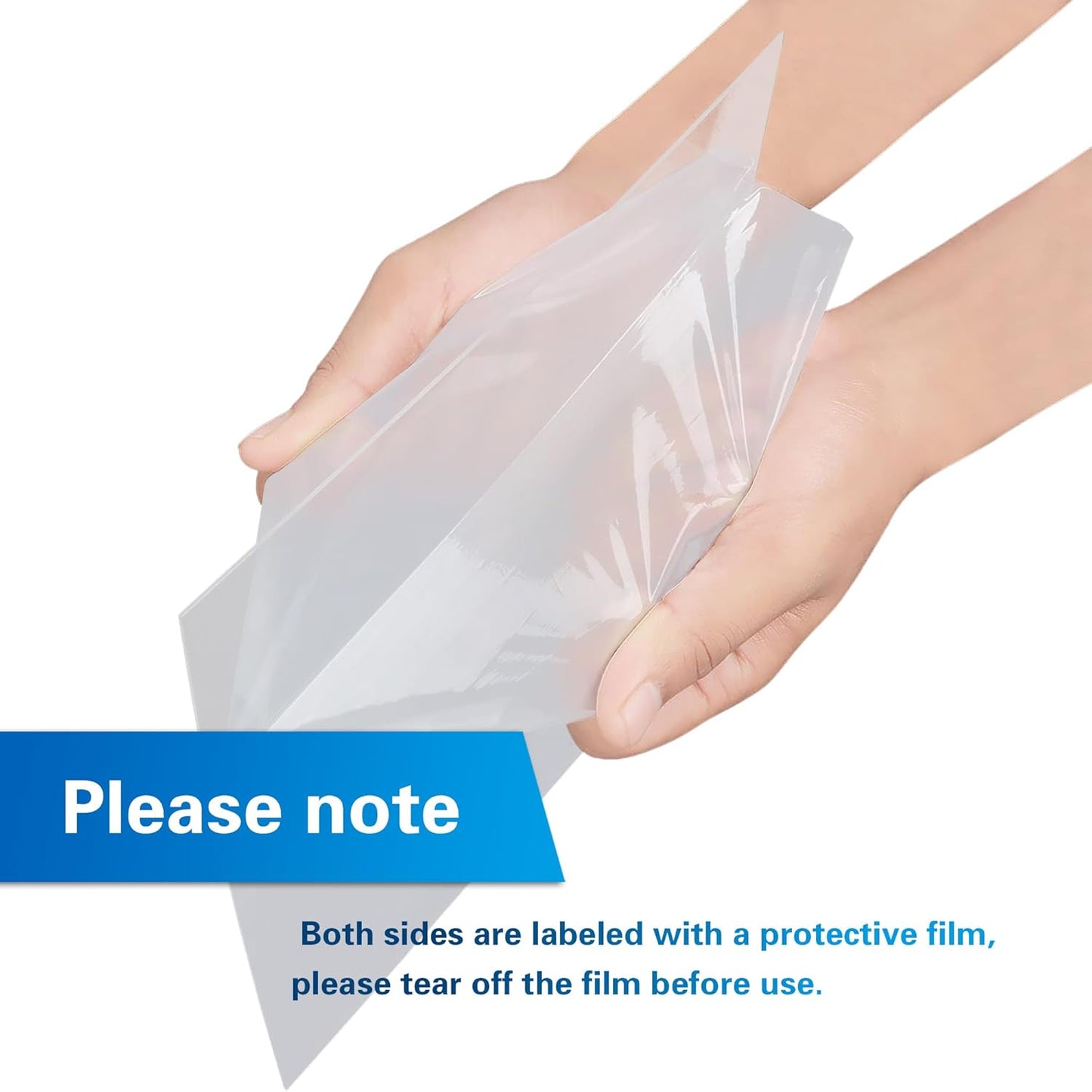 10 Pack 7.87x9.84 Clear Acrylic Sheet 1mm Thick, Clear Plexiglass Sheet 20x25cm, Plastic Plexiglass Board Acrylic Board for Wall Crafts Glass Picture Frame DIY Projects Signs and Painting