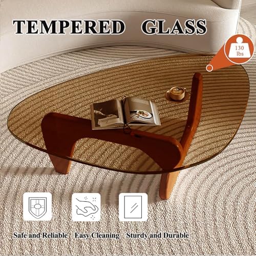 Mid Century Modern Glass Coffee Table, Coffee Table - Image 4