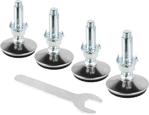 4 Set M10 Leveling Feet with 4-Pronged T Nut, Adjustable Leg Levelers Heavy by Zernmiarder