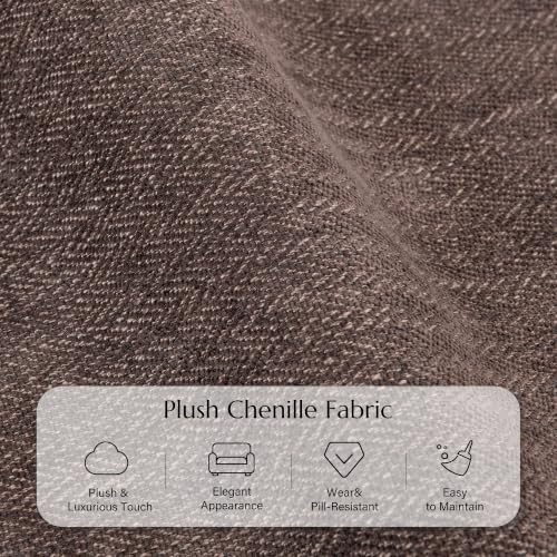 Traditional Chenille Couch Sofas - Image 6