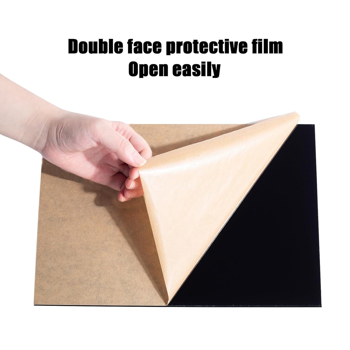 16×12In Black Acrylic Sheet for Laser Cutting 3mm Thick Hard Laser Acrylic Sheet Black Pastic Sheet for Home Decor Sign,DIY Materials for Photo Frame
