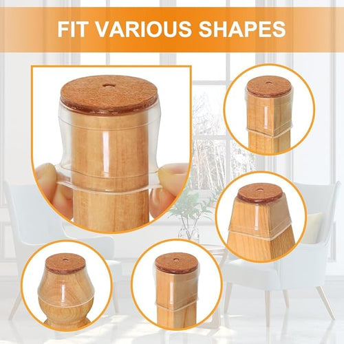 24 Pcs Chair Leg Floor Protectors - Image 2