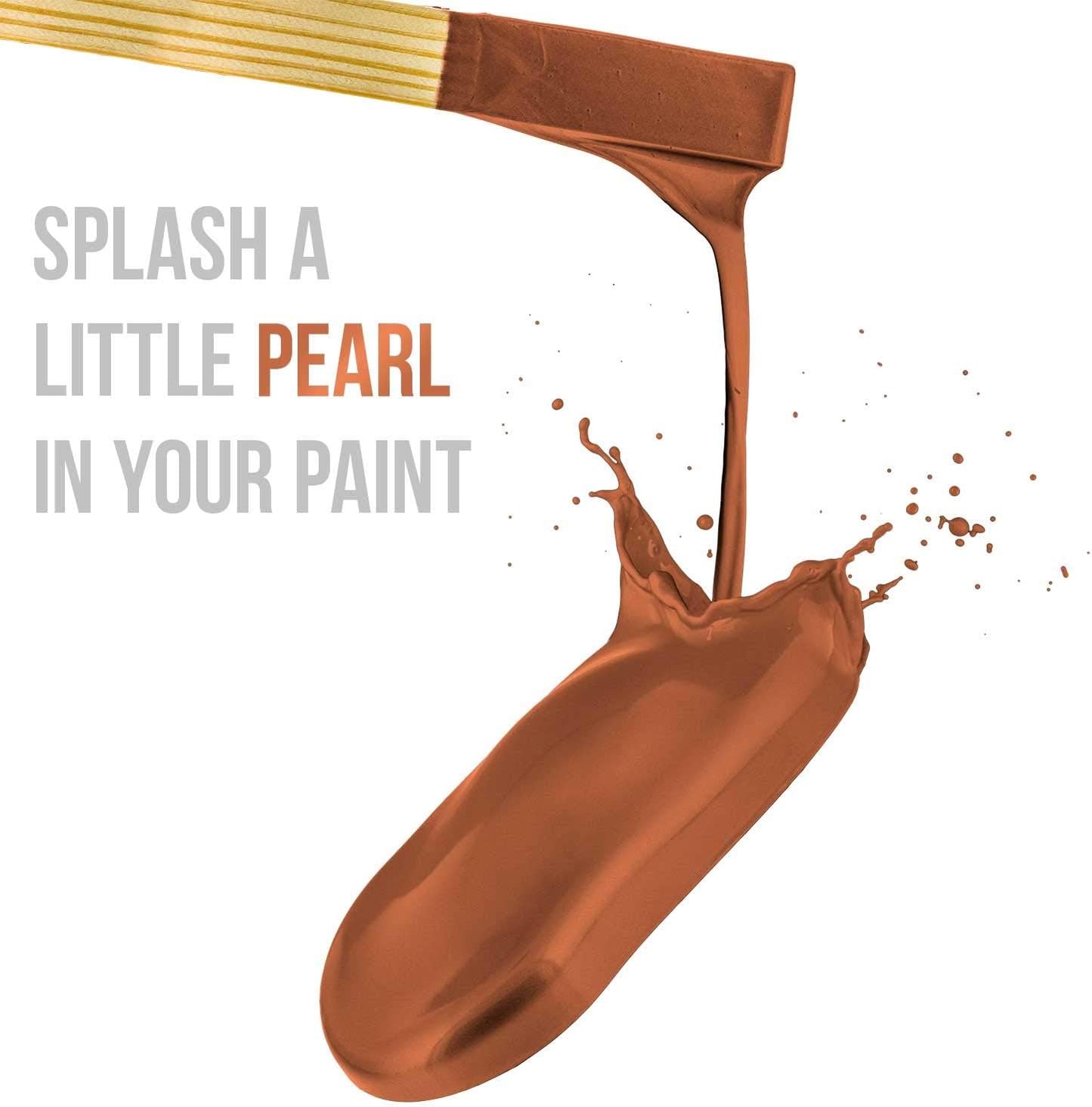 U.S. Art Supply Jewelescent Mica Pearl Pigment Powder, Interference Copper 3.5 oz (100g) Pouch - Cosmetic Grade, Epoxy Resin Color Pigment, Mica Powder for Resin, Soap, Slime, Candle Dye, Art, Crafts