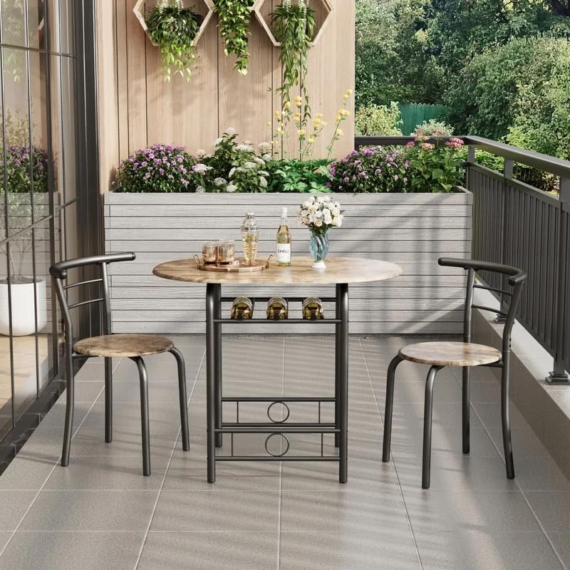 Shahoo 3-Piece Dining Table Set - Image 4