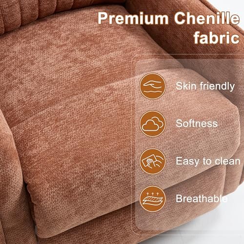 Manual Swivel Rocker Recliner Chair - Image 6