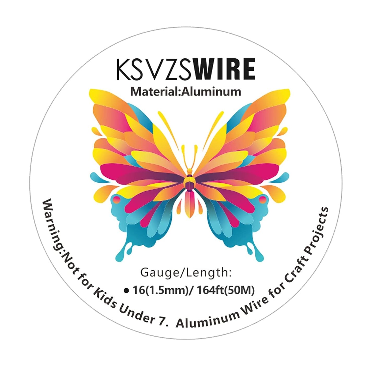 16 Gauge(1.5mm) Aluminum Wire 164 Feet(50 M) KSVZS Bendable Metal Wire for Crafts, Sculpting, Armature, Jewelry Making【3-in-1】+18 Gauge(1.0 mm) 32.8 Ft(10 M)+1 Plier(Champagne Gold)