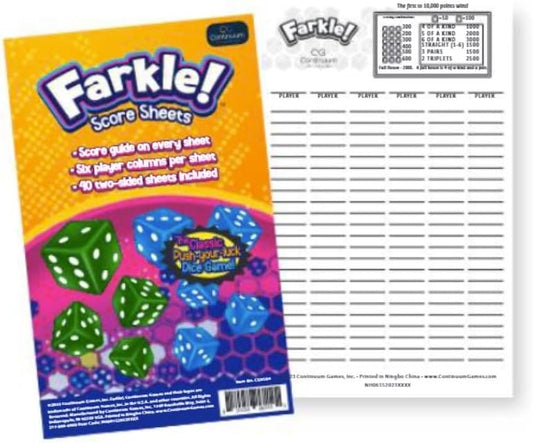 Farkle! Score Pad