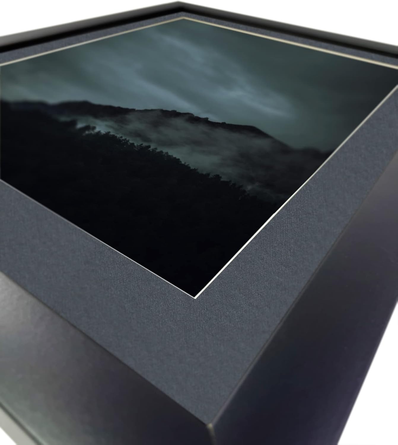 Craig Frames B573 Pre-cut Mat Board for 12x15 Print, 16x20, Graphite Black