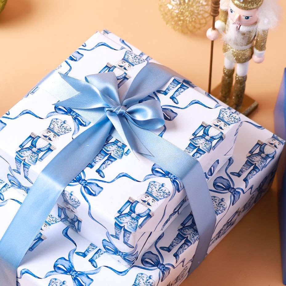 LaRibbons 1 Inch 50 Yard Double Faced Satin Ribbon,Light Blue Satin Craft Fabric Ribbon for Gift Wrapping Floral Bouquets Wedding Party Decoration