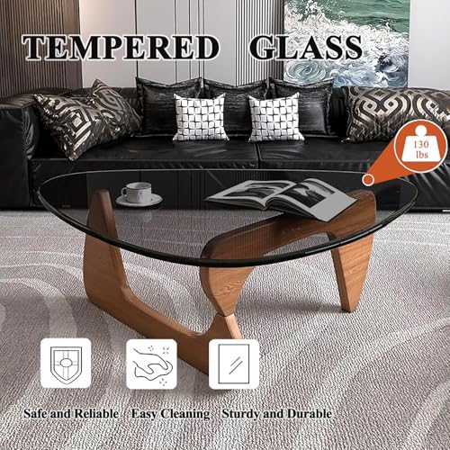 Glass Coffee Table, Mid Century Modern Coffee Table, Coffee Table - Image 3