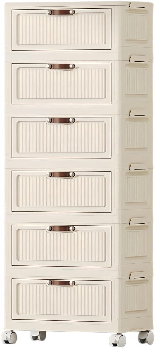 6-Tier Foldable Storage Cabinet by FoldTrend