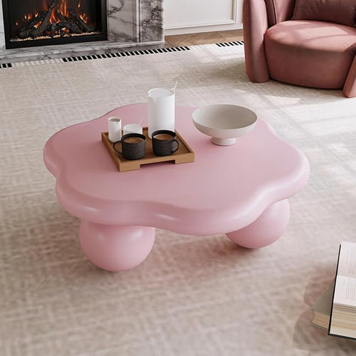 35.03" Cloud Coffee Table for Living Room Unique Coffee Table Modern Low Coffee by LvingRoomFurniture