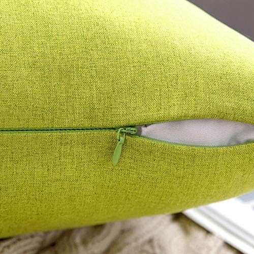 MIULEE Decorative Outdoor Pillow Covers Waterproof 16x16 Green - Image 3
