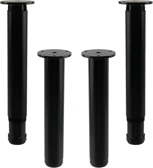 4 PCS Metal Adjustable Furniture Sofa Legs, Heavy Duty Bed Frame Center Support by UTALIND