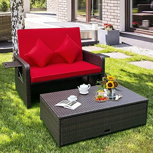 Tangkula Patio Rattan Daybed - Image 3