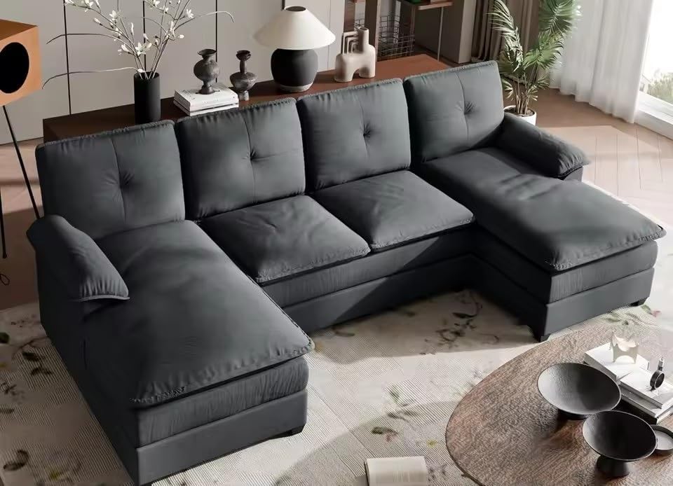 U-Shaped Sectional Couches for Living Room Furniture Sofas Set Sofa Sleeper by Unknown