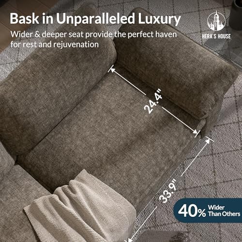HERA'S HOUSE 2 Pieces Modular Loveseat Couch & 3-Seat Sectional Sofa Set - Image 4