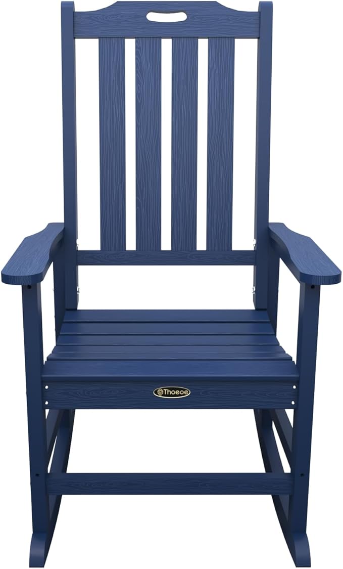 THOEOE Oversized Rocking Chair Set of 2, Outdoor Rocking Chair - Image 8