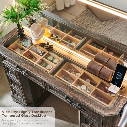 T4TREAM 48" Farmhouse Vanity Desk - Image 4