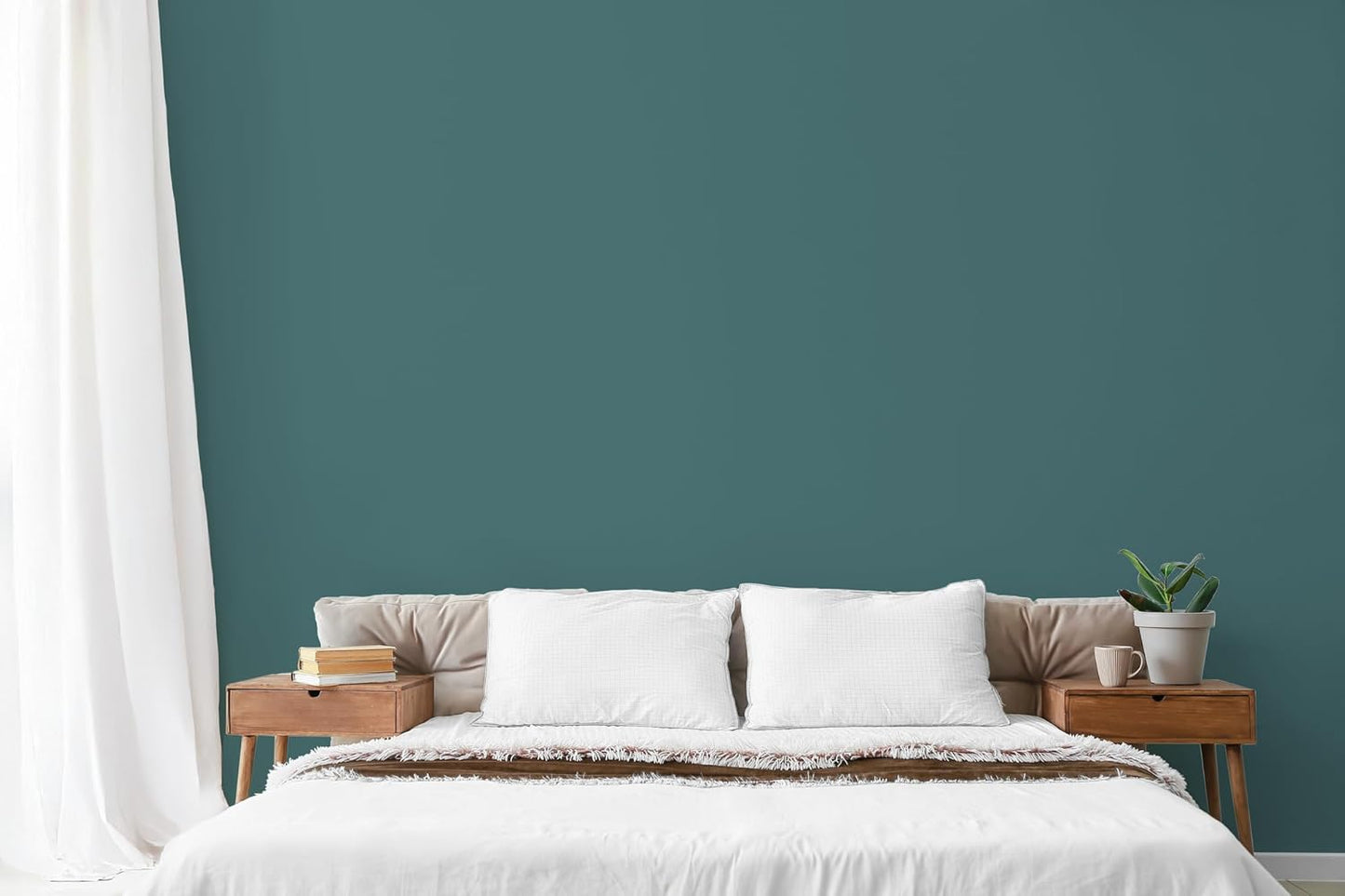 EVOLVE Paint & Primer: Environment-friendly, Low Sheen with One-coat Coverage for Interior & Exterior surfaces (Vine Green, 1-Gallon)