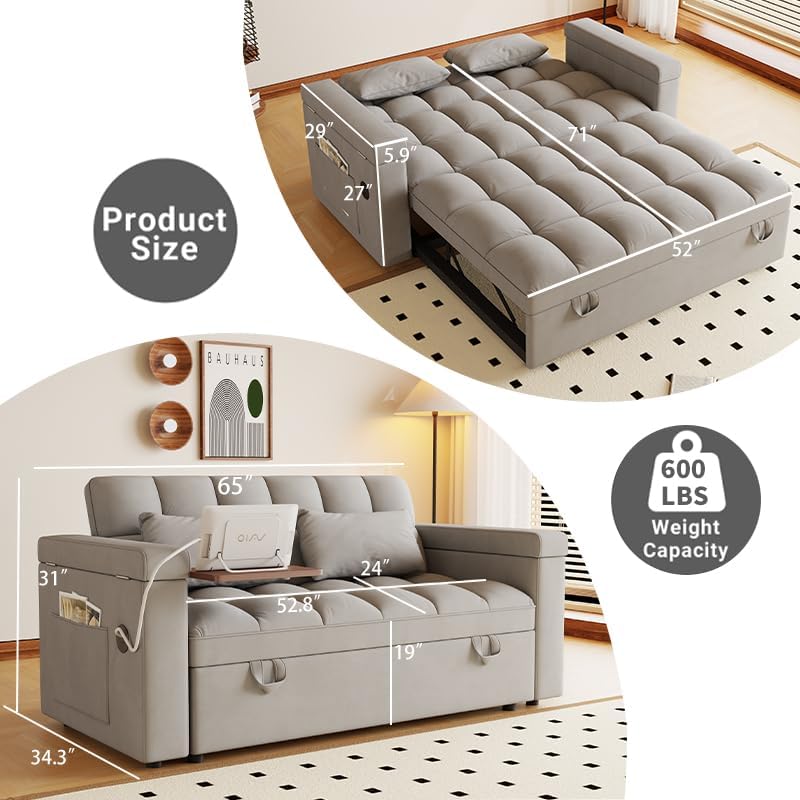 Full Sleeper Sofa Bed - Image 2