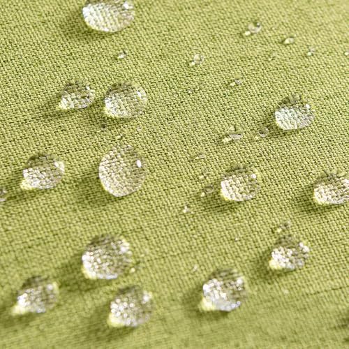 MIULEE Decorative Outdoor Pillow Covers Waterproof 16x16 Moss Green - Image 3