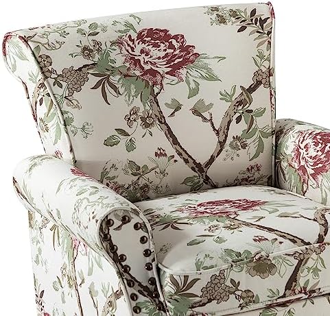 HULALA HOME Traditional Floral Accent Chair - Image 6
