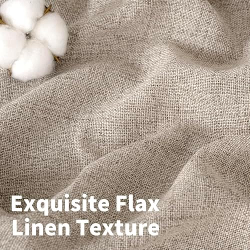 YoungsTex Extra Long Linen Curtains 108 Inch Length - Image 4
