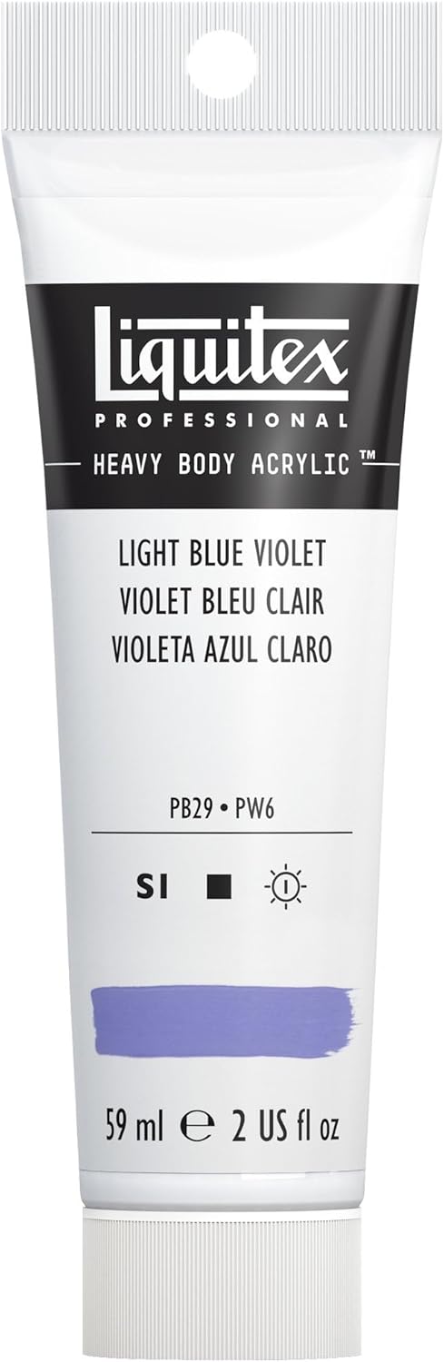 Liquitex Professional Heavy Body Acrylic Paint, 2-oz (59ml) Tube, Light Blue Violet