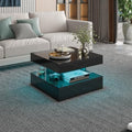 HedoAjim Small Black Led Coffee Table by HedoAjim