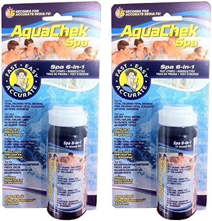 AquaChek 552244-02 Spa 6-in-1 Test Strips by Aquachek