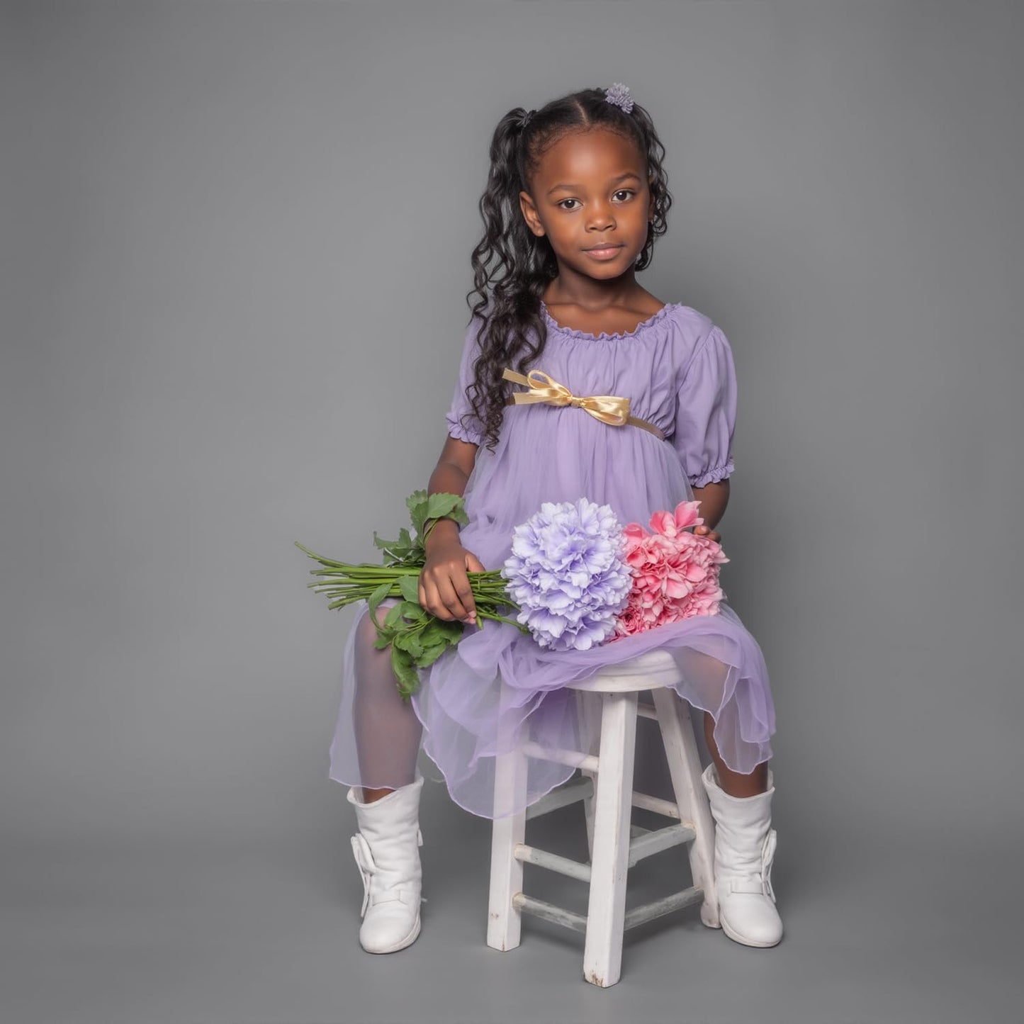 Kate Seamless Paper Backdrop for Photography Light Gray Photo Backdrop Paper (106.8''x32.8' Pursuit Grey)