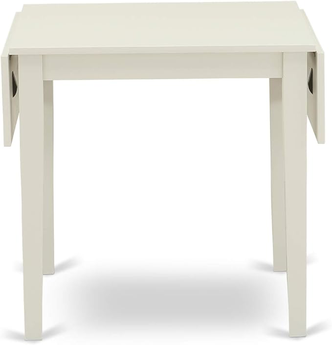 East West Furniture NDNO5-LWH-W 5 Piece Dinette Set - Image 4