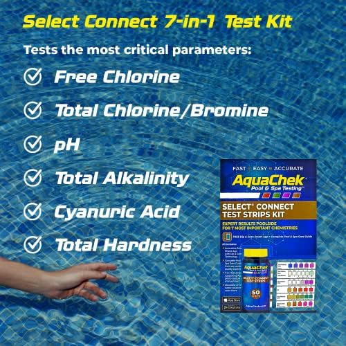 AquaChek Select Connect 7-Way Pool and Spa Test Strips Complete Kit - Image 3