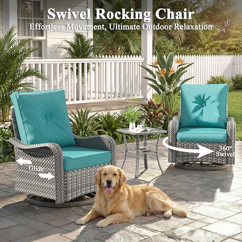 2-Seat Modern Patio Furniture Set - Image 4