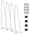 SMARTSTANDARD 16 Inch Heavy Duty Hairpin Furniture Legs, Metal Home DIY Projects by SMARTSTANDARD