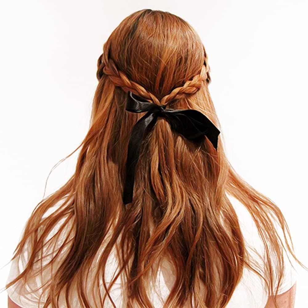 5/8" Width x 100 Yards Satin Ribbon, Black Ribbon Perfect for DIY Craft, Bows, Gift Wrapping, Flower Bouquet, Valentine's Day, Christmas and Halloween Party Decoration