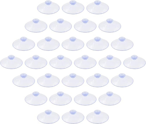 30 Pack Glass Table Suction Cups - 45mm Rubber Suckers by Qjaiune
