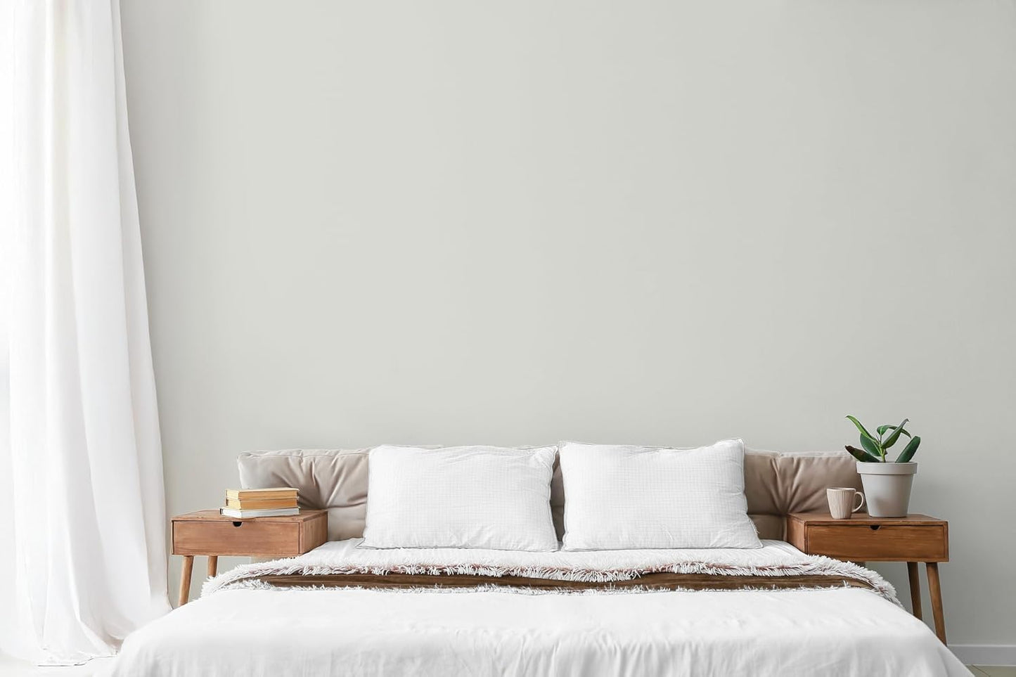 EVOLVE Paint & Primer: Environment-friendly, Low Sheen with One-coat Coverage for Interior & Exterior surfaces (Morning Frost, 5-Gallon)