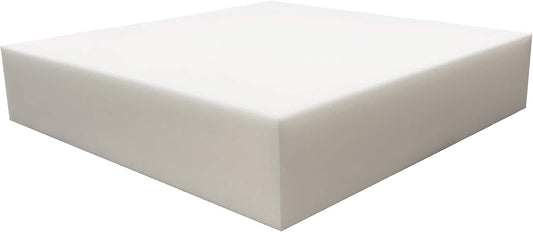 FoamRush 2" H x 24" W x 24" L Upholstery Foam Cushion High Density (Square Foam for Dining Chairs, Chair & Wheelchair Seat Cushion Replacement)
