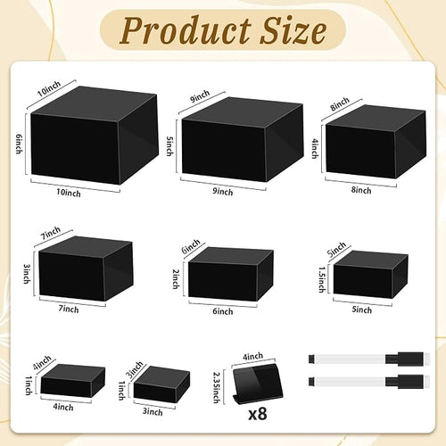 8Pcs Buffet Risers, Large Food Risers - Image 2
