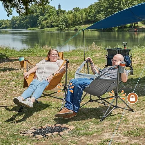 TIMBER RIDGE Hammock Camping Chair, Oversized Swinging Chair, 400lbs Load - Image 2