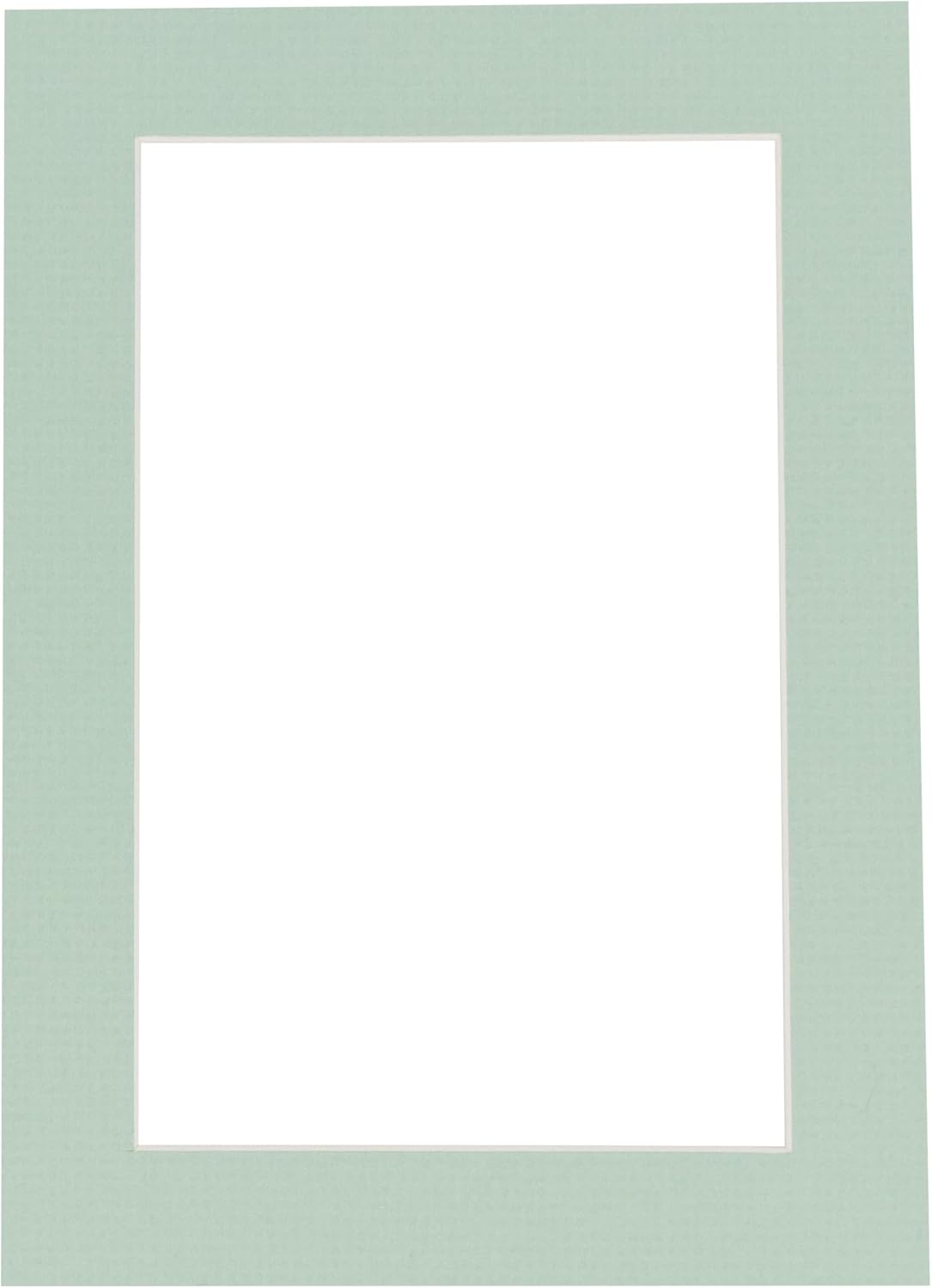 5x7 Mat for 8.5x11 Frame - Precut Mat Board Acid-Free Honeydew Green 5x7 Photo Matte For a 8.5x11 Picture Frame, Premium Matboard for Family Photos, Show Kits, Art, Picture Framing, Pack of 1 Mat