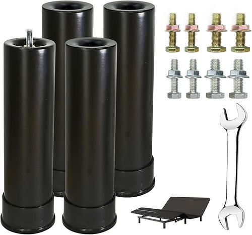 9 Inch Metal Adjustable Bed Base Frame Leg Replacement Heavy Duty Extra Height by Unknown