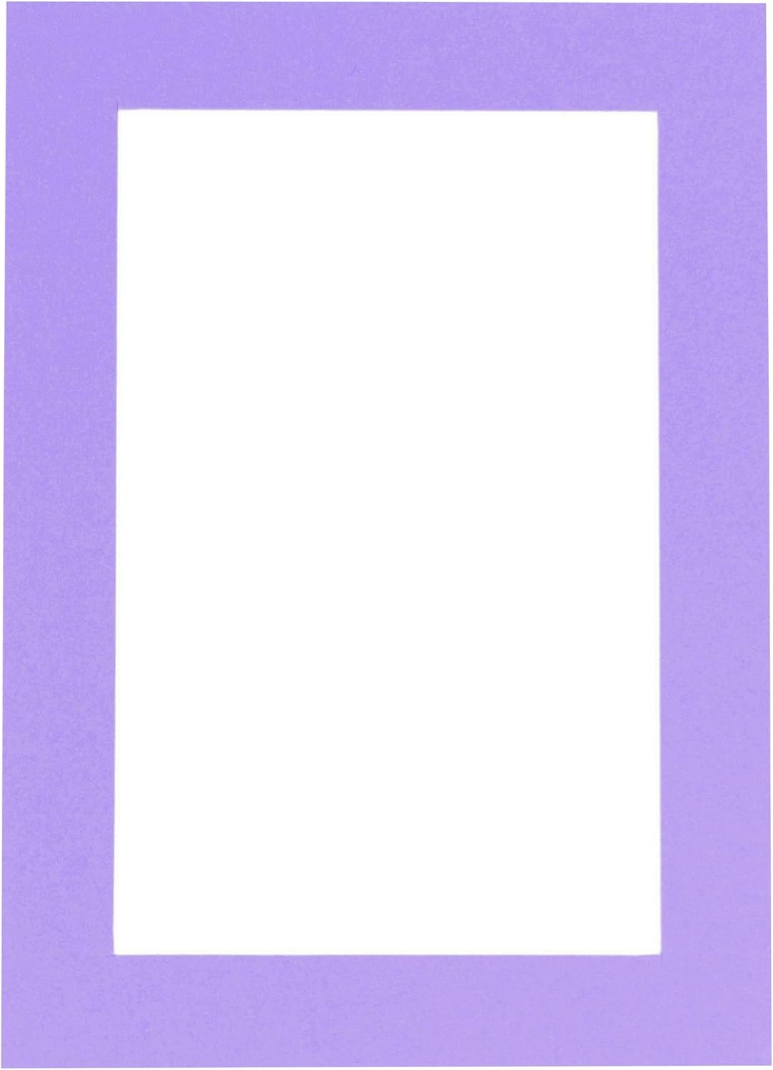 11x14 Mat for 8.5x11 Photo - Precut Light Purple Picture Matboard for Frames Measuring 11 x 14 Inches - Bevel Cut to Display Art 8.5 x 11 Inches - Acid Free ONE MAT with Backing Board & Clear Bag