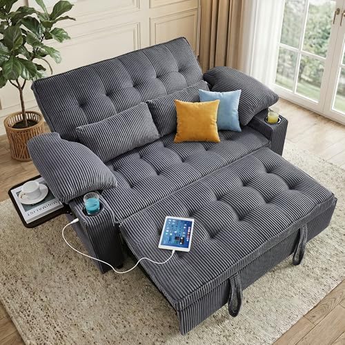 Wakefit 58in Sleeper Sofa Bed, Convertible Pull Out Couch Bed Full Size by Wakefit