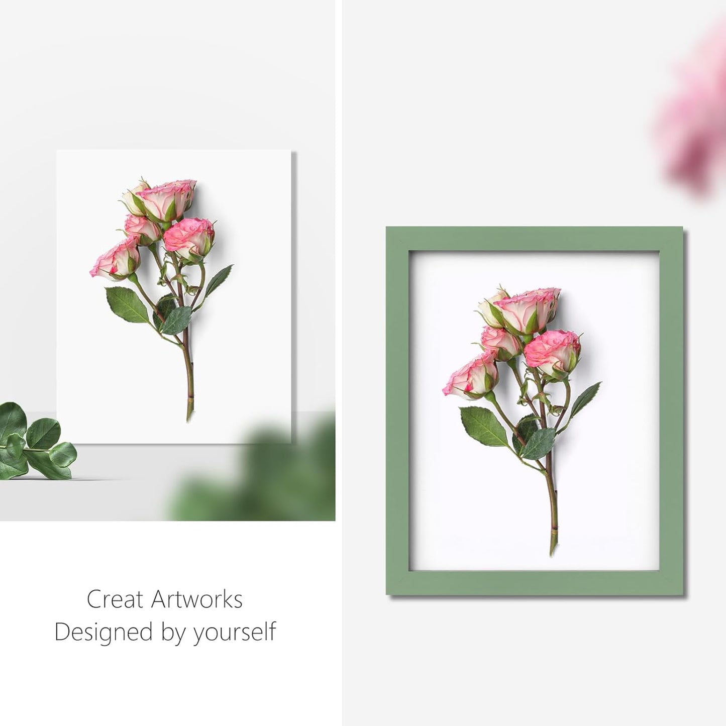 Egofine 14 Pack Mat Board, 8x10 Backing Board, Acid Free White Uncut Mat Board for Photos, Pictures, Frames, Artworks and Paints