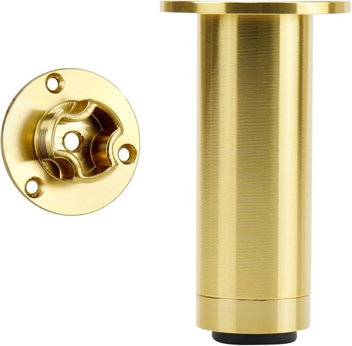 4 Pcs Gold Adjustable Sofa Legs Metal Modern Furniture Legs - Image 2
