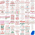 ZMRU 48 Sheets Vintage Christmas Rub On Transfers by ZMRU